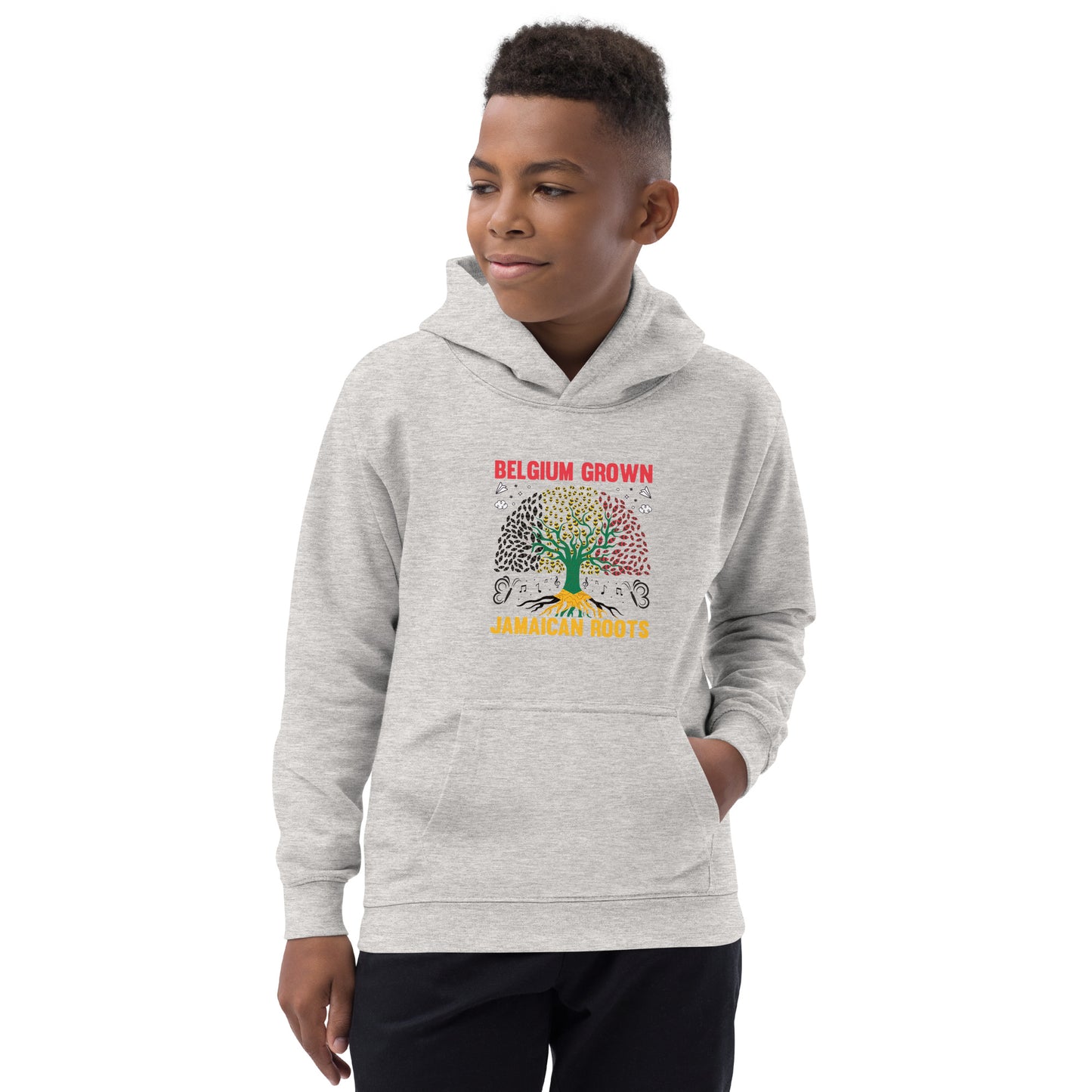 Unisex Belgian Grown-hoodie voor jongeren