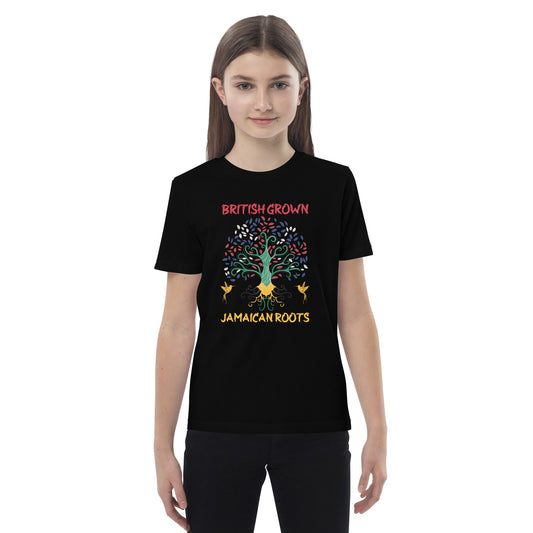 "British Grown" kinder t-shirt van biologisch katoen