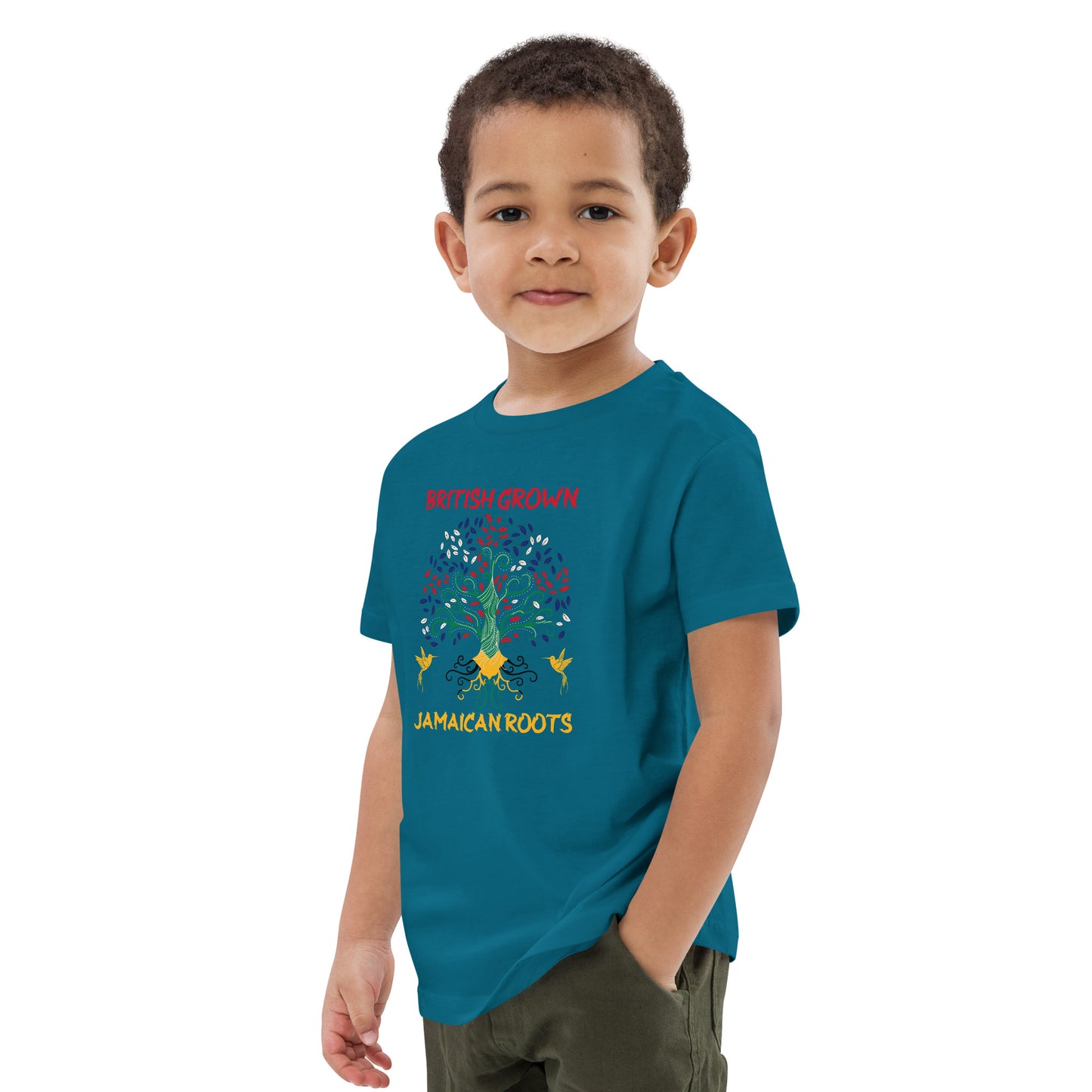 Organic cotton kids "British Grown" t-shirt