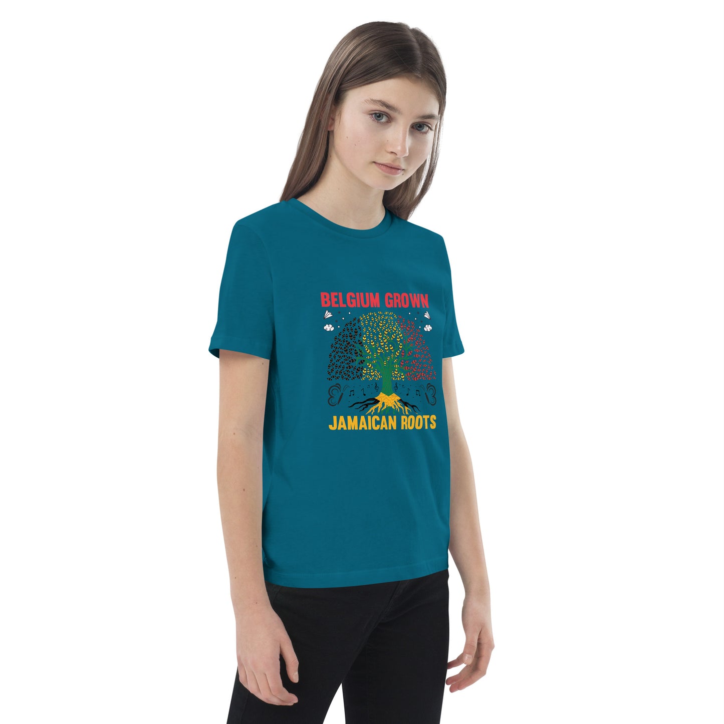 T-shirt enfant en coton bio "Belgian Grown"