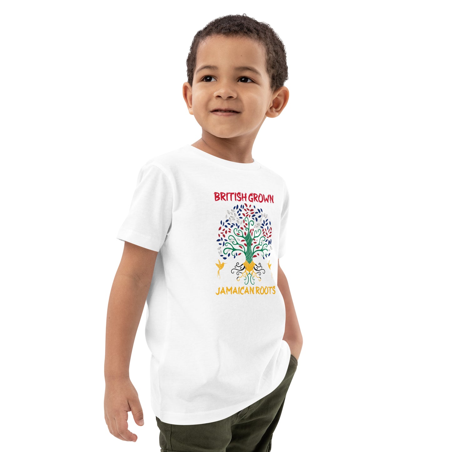 Organic cotton kids "British Grown" t-shirt