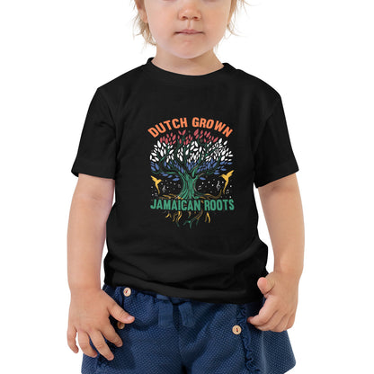 Peuter T-shirt met korte mouwen en "Dutch Grown".