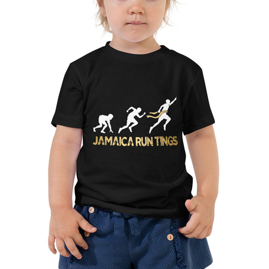 Jamaica Run Tings T-shirt met korte mouwen voor peuters