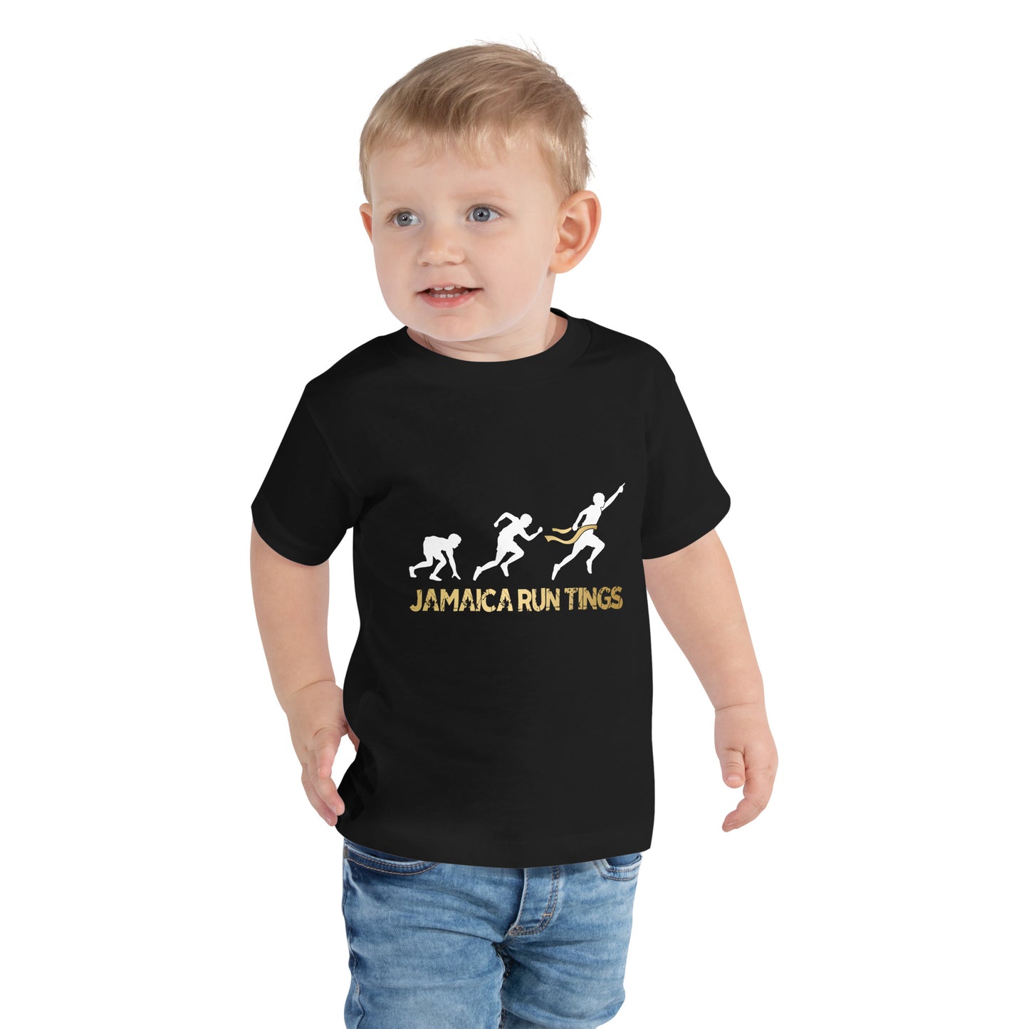 Toddler Short Sleeve Jamaica Run Tings Tee