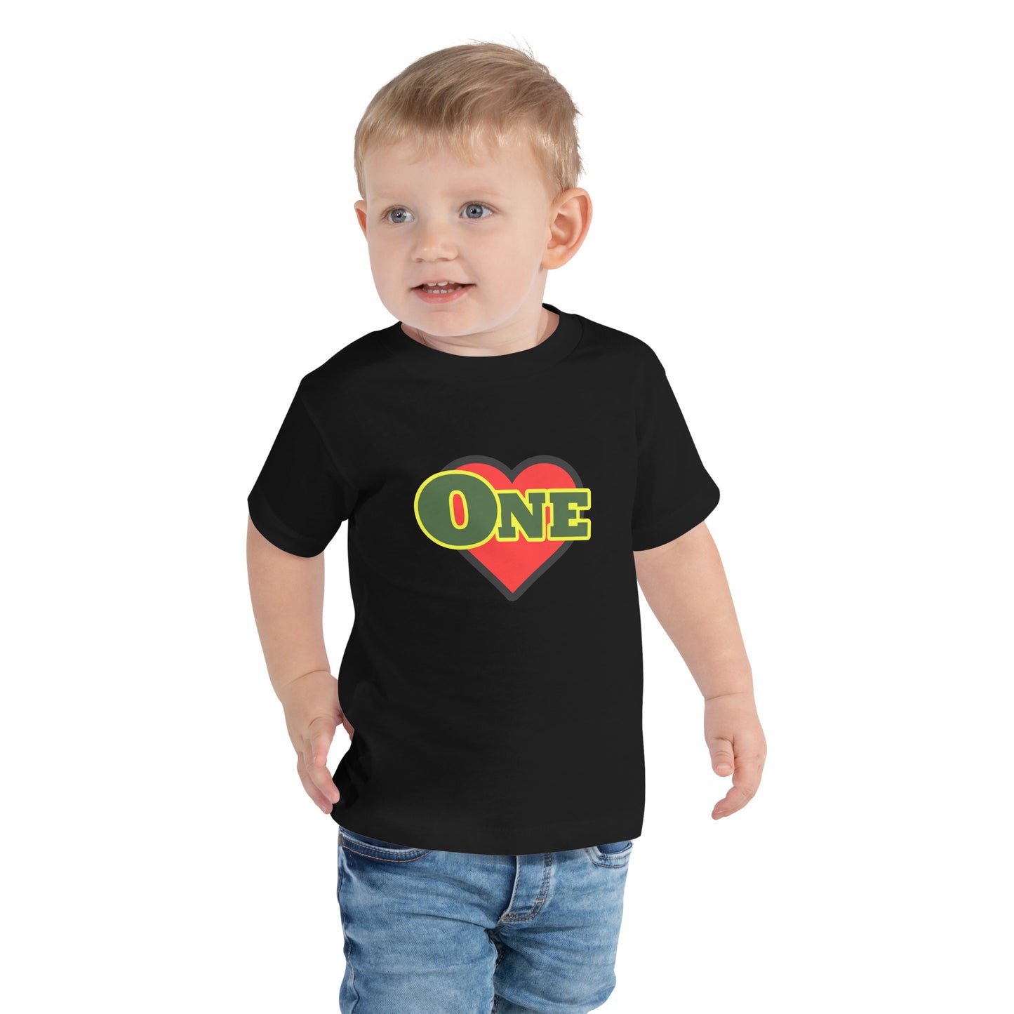 T-shirt à manches courtes « One Love » pour tout-petits