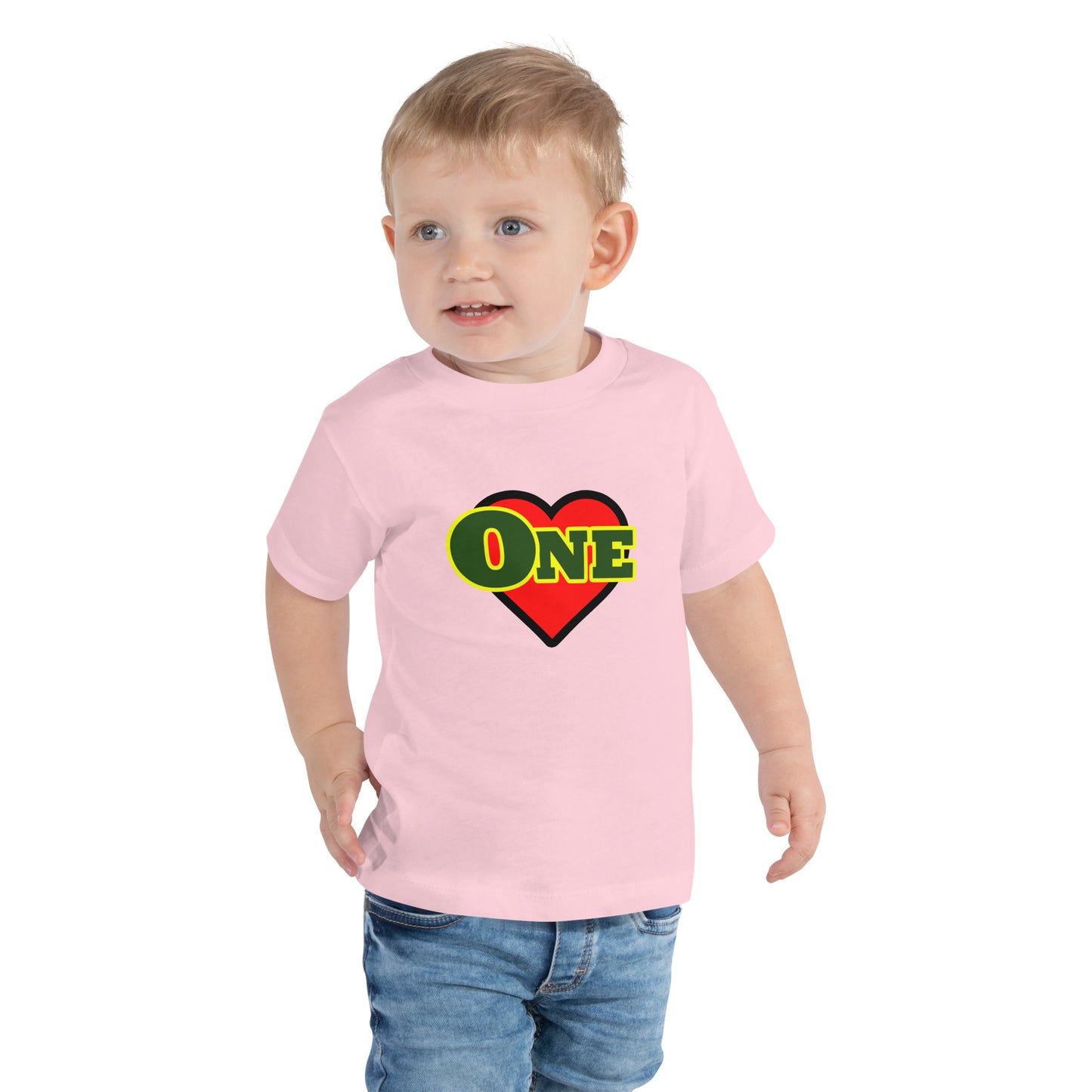 T-shirt à manches courtes « One Love » pour tout-petits