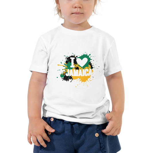 Toddler Short Sleeve "I <3 Jamaica" Tee