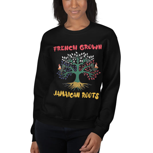 Unisex Premium "French Grown, Jamaican Roots" Sweatshirt