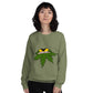 Sweat-shirt unisexe Weed Lips