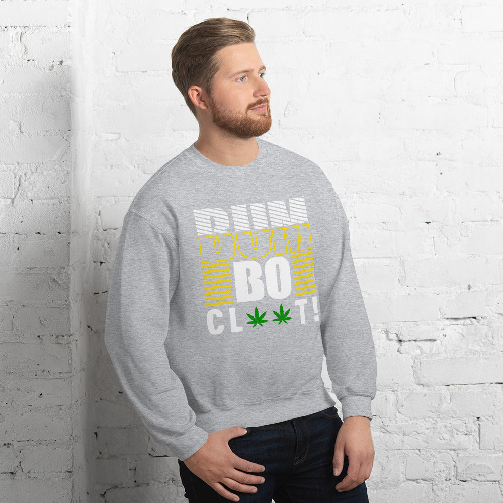 Sweat-shirt vert unisexe Premium « Bumboclaat »