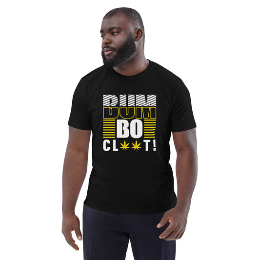 T-shirt en coton biologique unisexe jamaïcain Bumboclaat (Jaune)