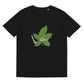 T-shirt unisexe en coton bio "feuille de weed"