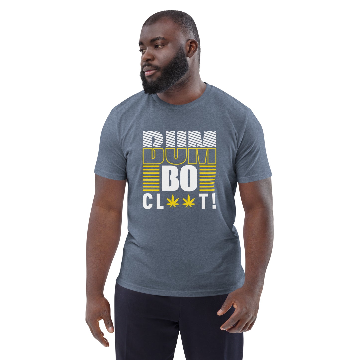 T-shirt en coton biologique unisexe jamaïcain Bumboclaat (Jaune)