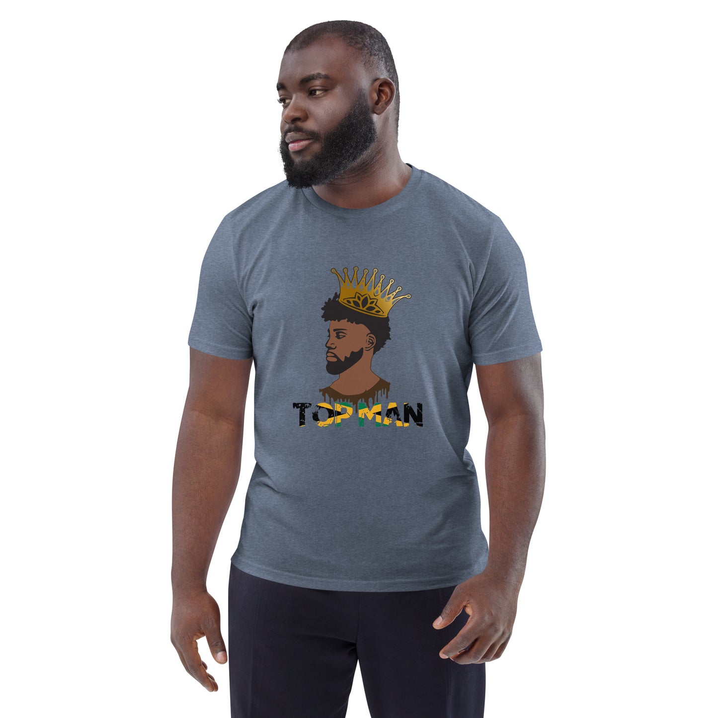 Jamaicaans Top Man T-shirt van biologisch katoen