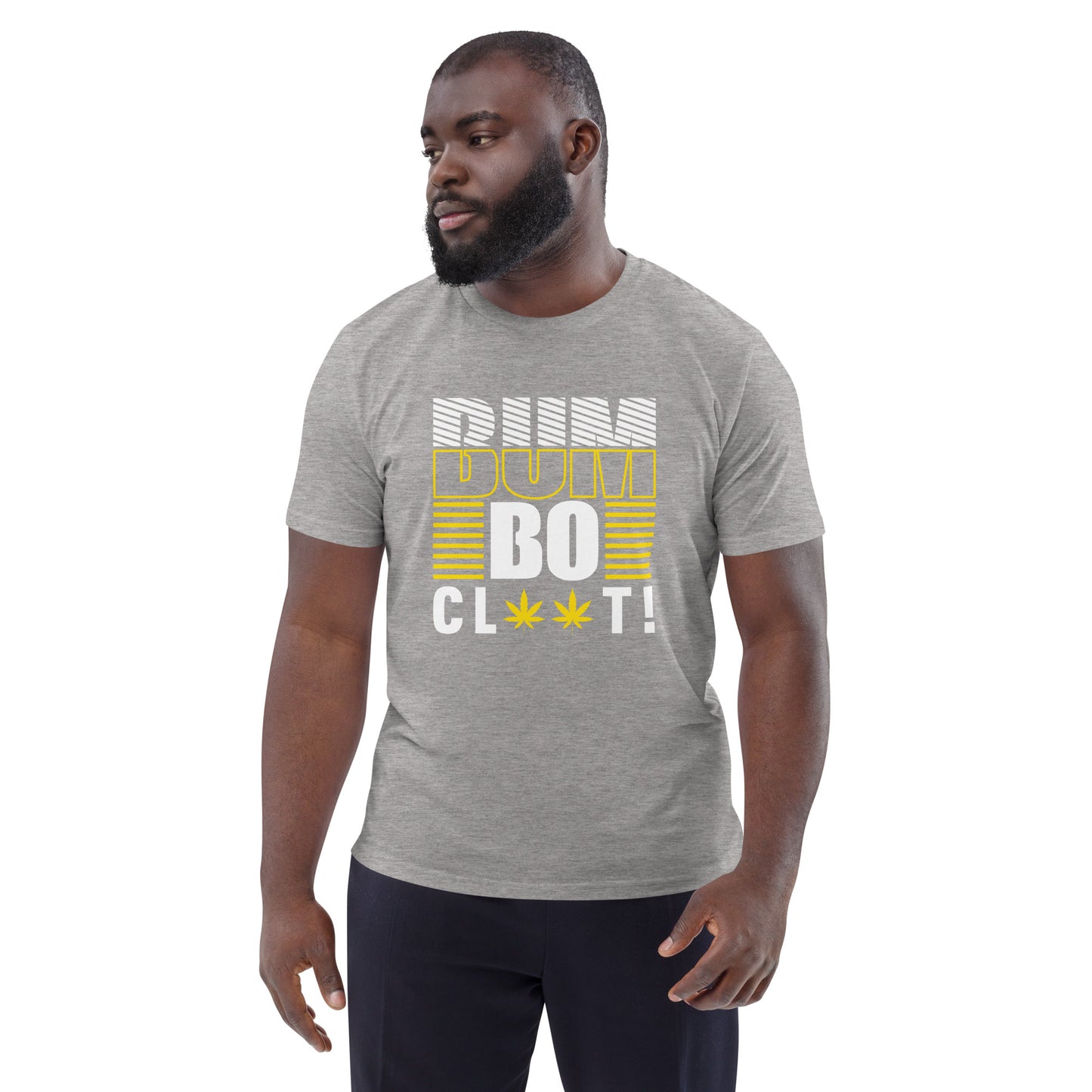 T-shirt en coton biologique unisexe jamaïcain Bumboclaat (Jaune)