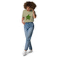 T-shirt unisexe en coton bio "feuille de weed"