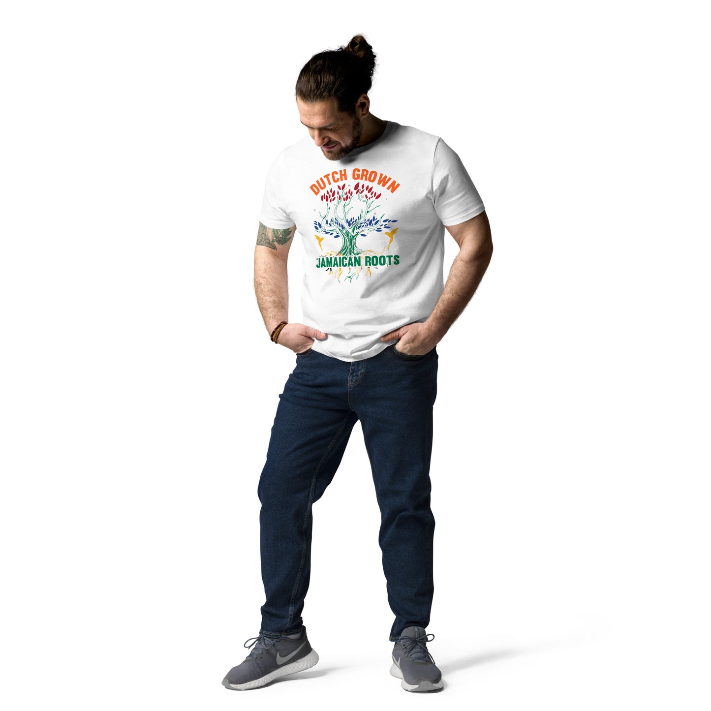 T-shirt en coton unisexe cultivé aux Pays-Bas