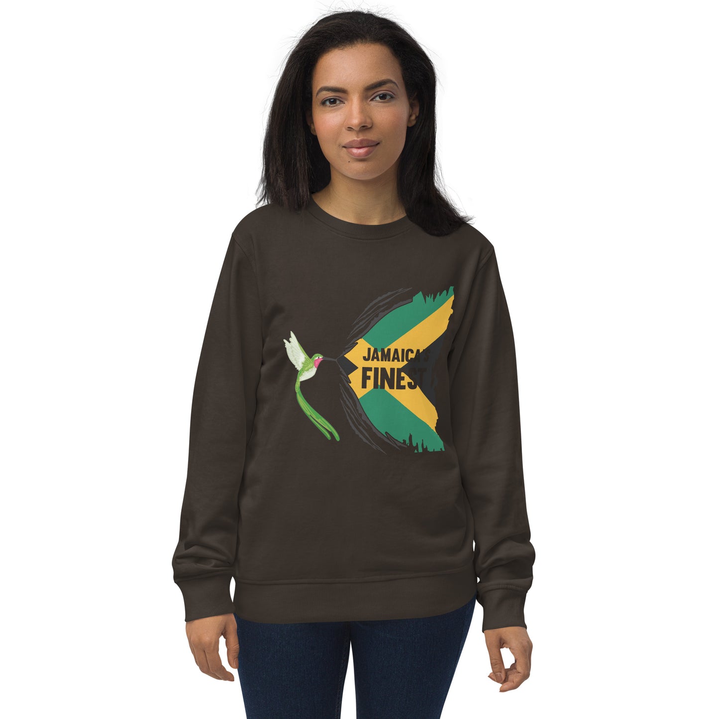 Unisex organic "Jamaica's Finest" sweatshirt