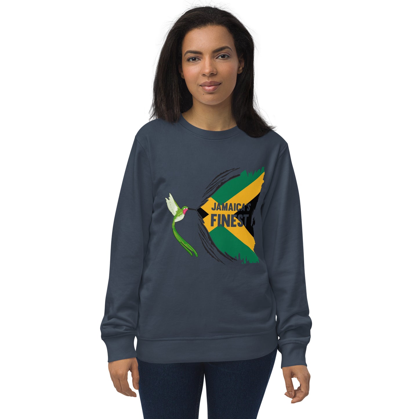 Unisex organic "Jamaica's Finest" sweatshirt