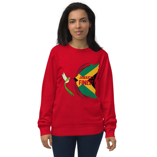 Uniseks biologisch sweatshirt "Jamaica's Finest".