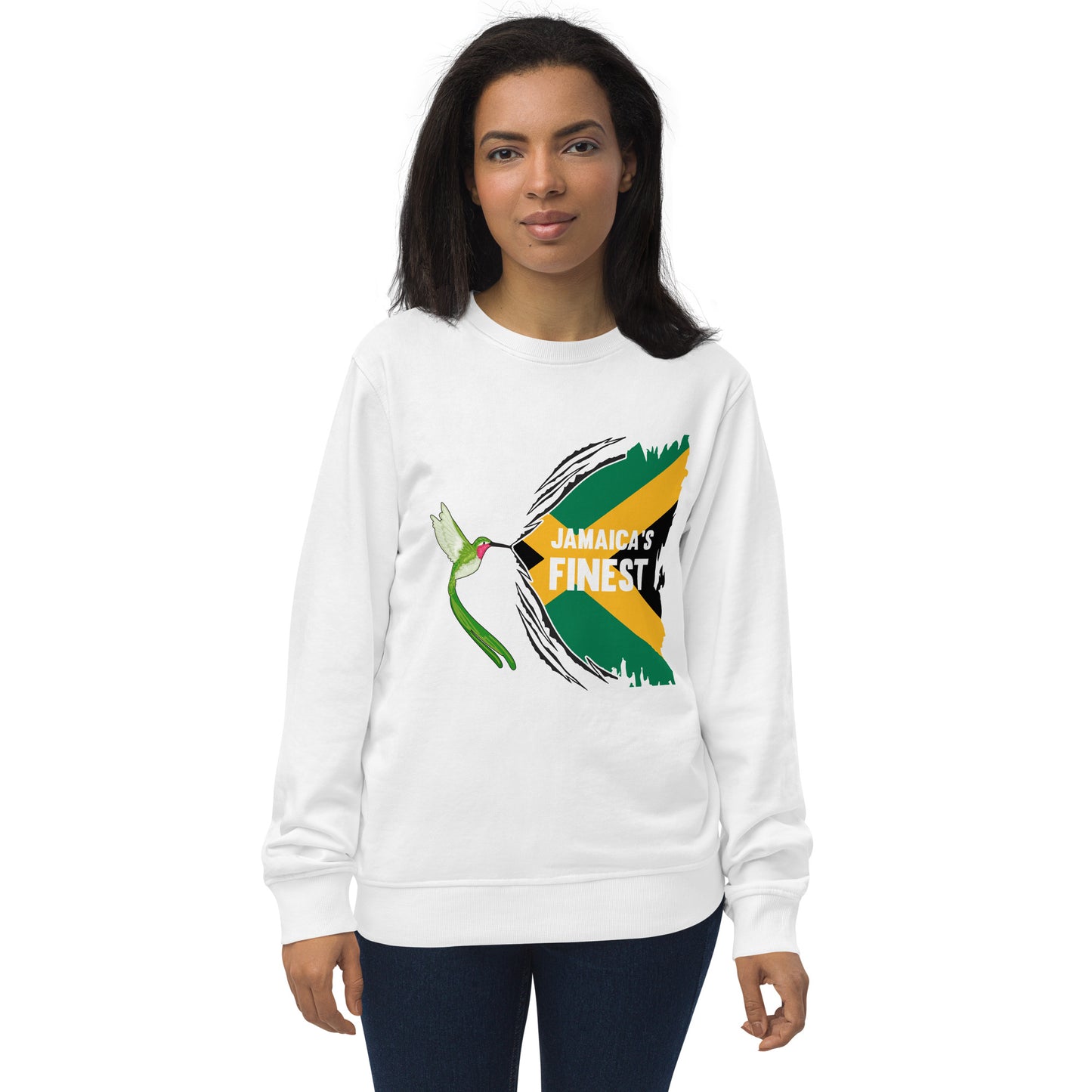 Unisex organic "Jamaica's Finest" sweatshirt