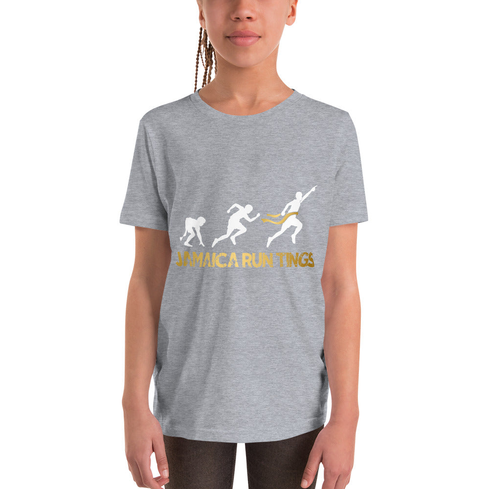 Youth Short Sleeve Jamaica Run Tings T-Shirt