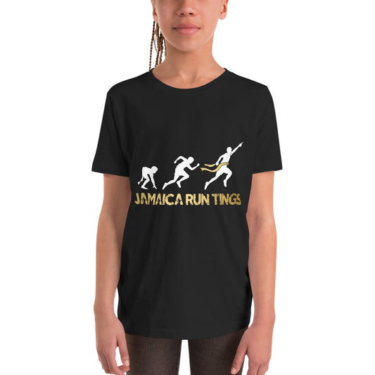 Youth Short Sleeve Jamaica Run Tings T-Shirt