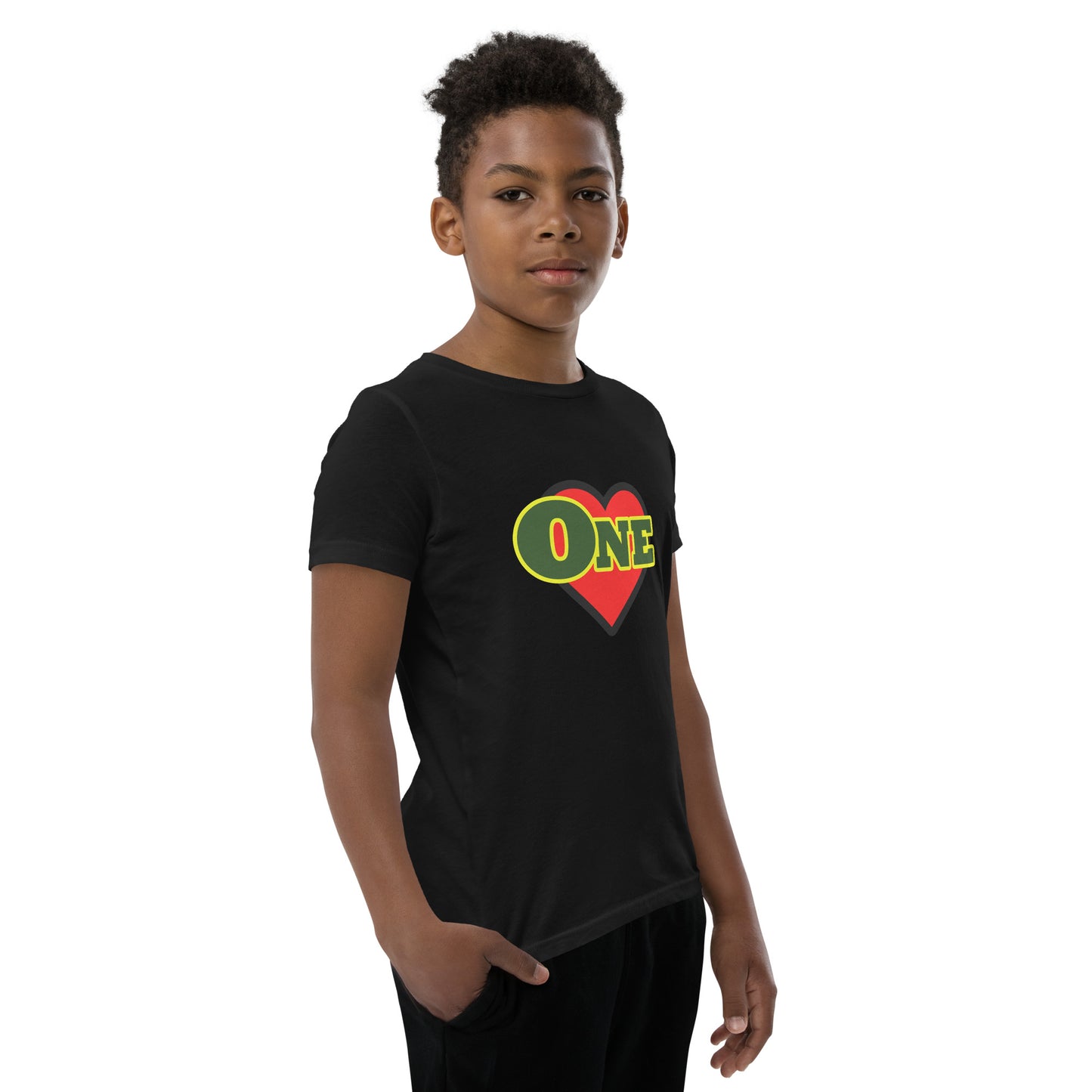 T-shirt à manches courtes pour jeunes « One Love »