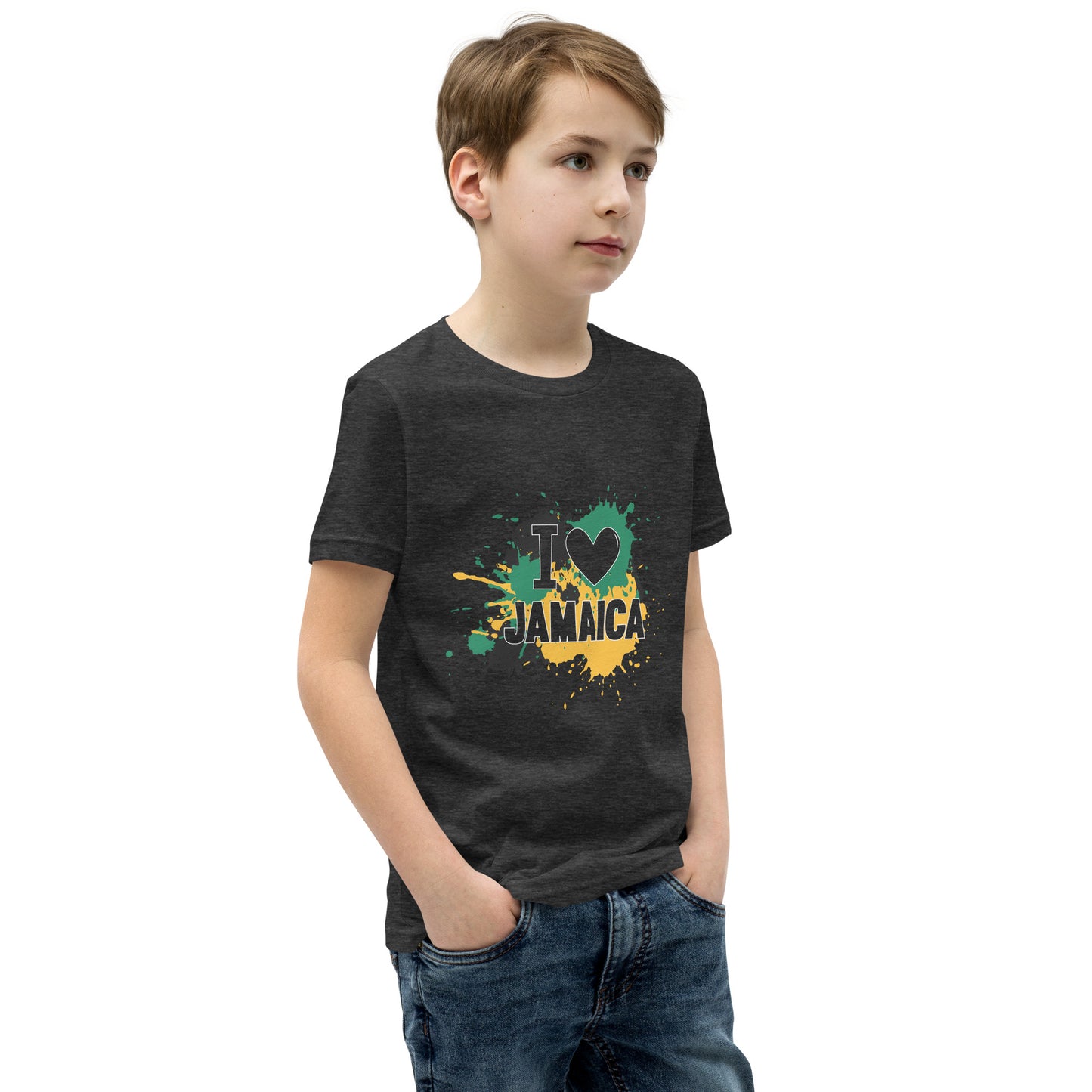 Youth Short Sleeve "I <3 Jamaica" T-Shirt