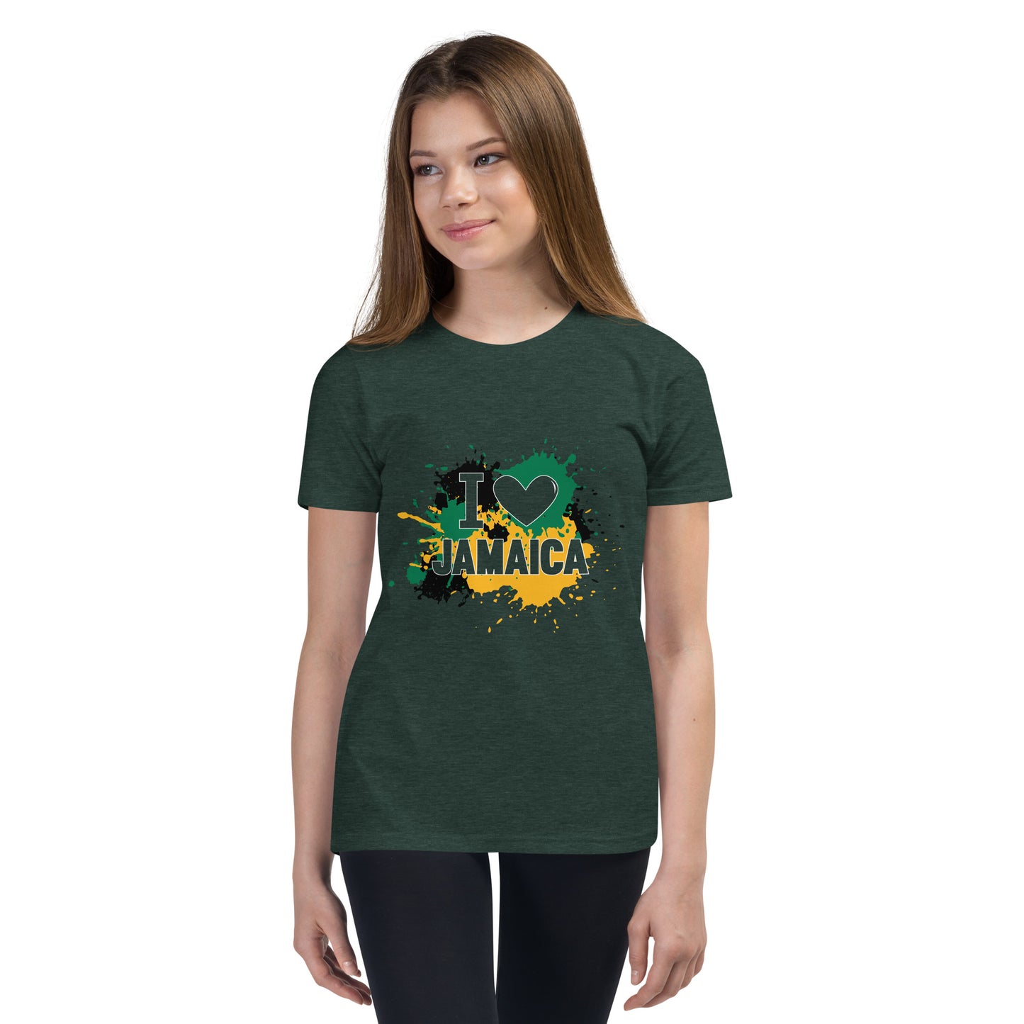 Youth Short Sleeve "I <3 Jamaica" T-Shirt