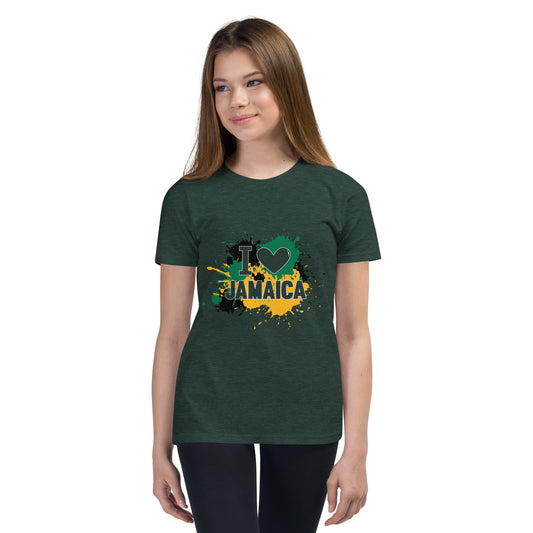 Youth Short Sleeve "I <3 Jamaica" T-Shirt