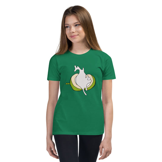 "Kokosnoot" T-shirt met korte mouwen voor jongeren