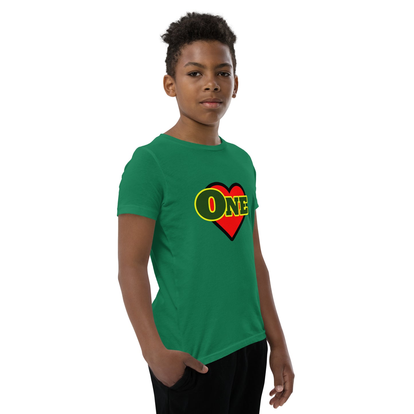 T-shirt à manches courtes pour jeunes « One Love »