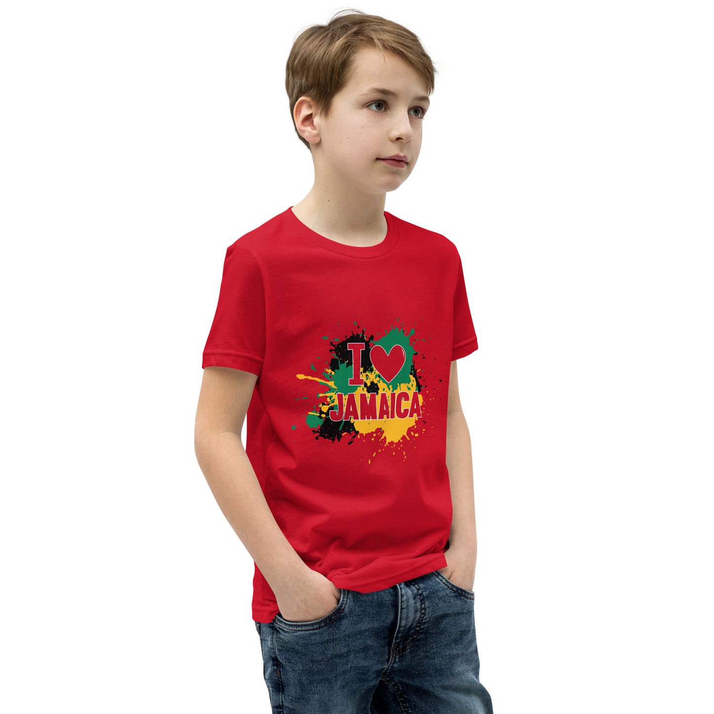 Youth Short Sleeve "I <3 Jamaica" T-Shirt