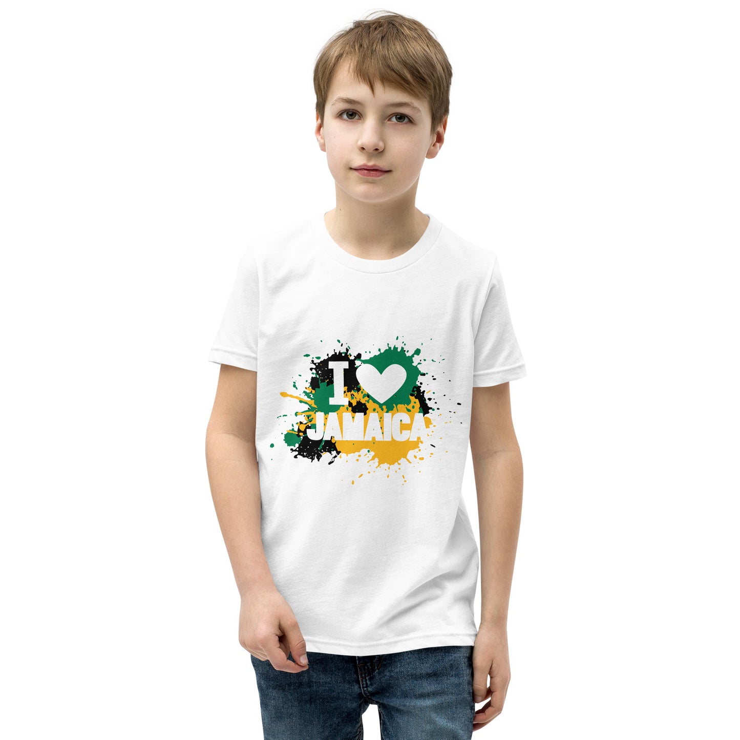 Youth Short Sleeve "I <3 Jamaica" T-Shirt