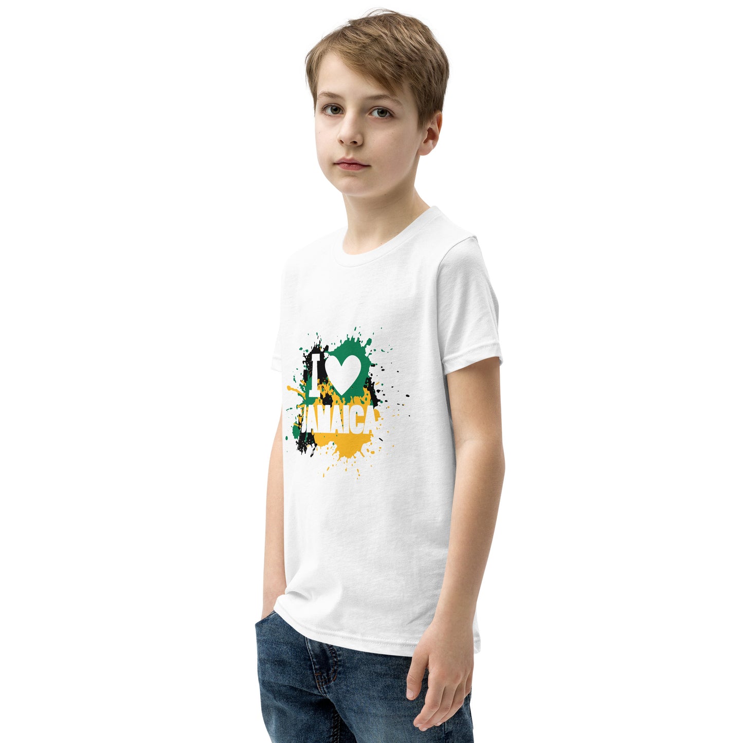 Youth Short Sleeve "I <3 Jamaica" T-Shirt