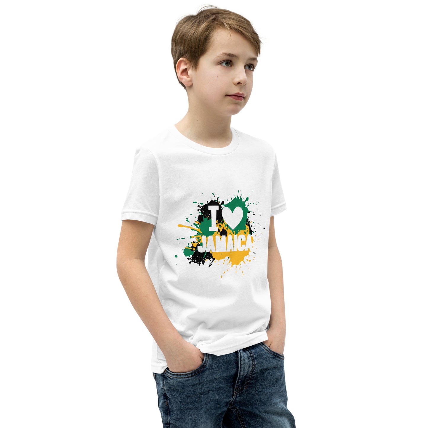 Youth Short Sleeve "I <3 Jamaica" T-Shirt